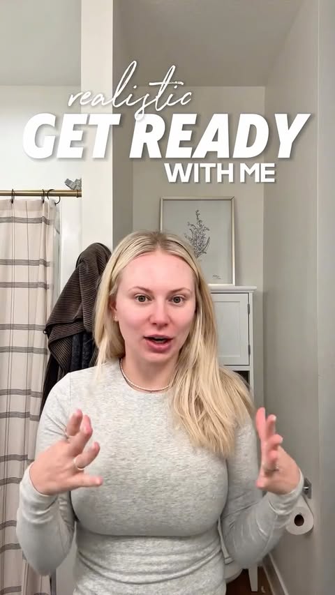 Instagram post by @thesarahphil for Typology. Caption reads: realistic get ready with me makeup routine chit....