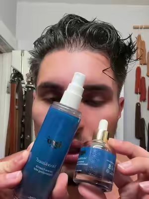 TikTok post by @el_romantico_p for Iero Beauty. Caption reads: This product is really helping my seboratic....