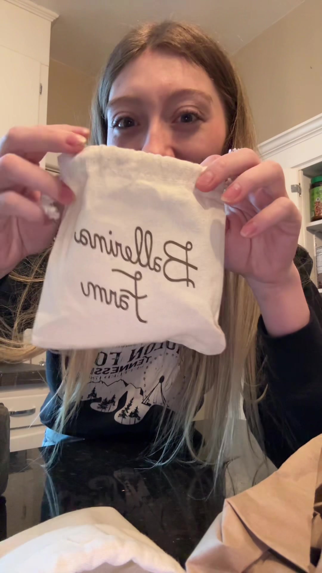 TikTok post by @gabss0524 for Ballerina Farm. Caption reads: These are insanely good🤤🔥!! @Ballerina Farm....