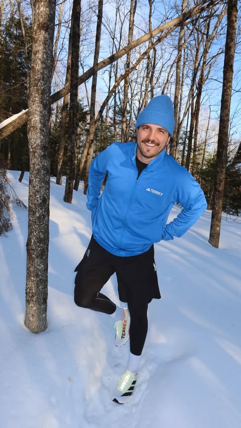 Instagram post by @jgiguere26 for adidas TERREX. Caption reads: J’ai eu la chance d’essayer les @adidasTERREX....