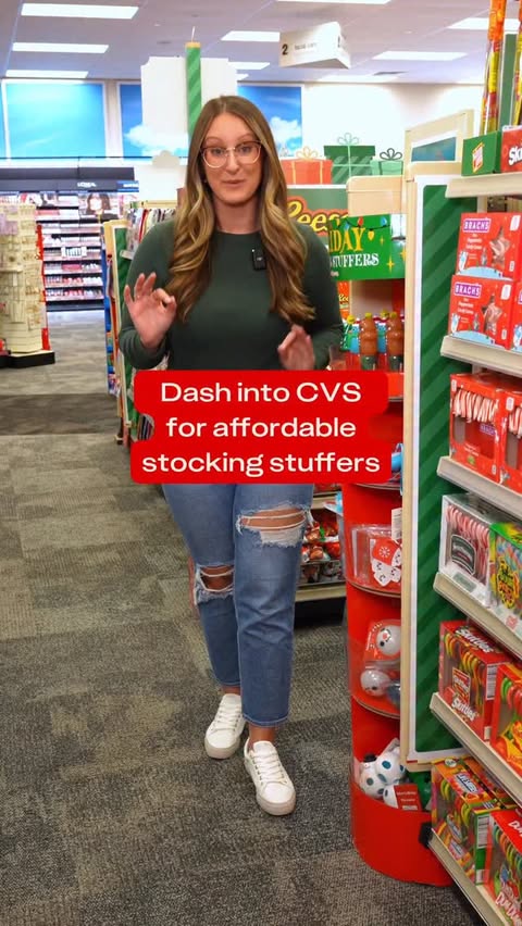 Instagram post by @thekrazycouponlady for CVS. Caption reads: If you’re still checking off stocking stuffers,....