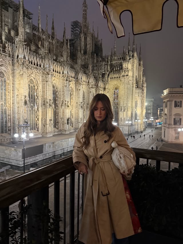 Instagram post by @keziacook for Weekend Max Mara. Caption reads: ad 48 hours in milano with @weekendmaxmara....
