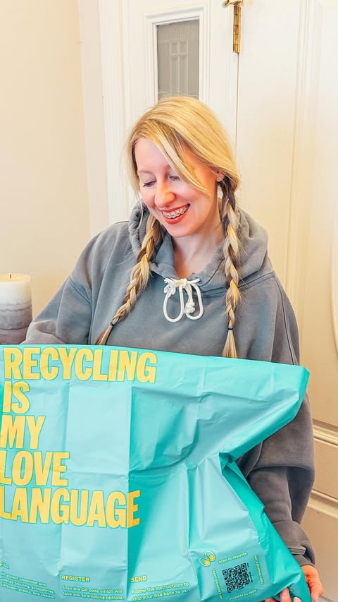 Instagram post by @ashleyjtodd for Trashie. Caption reads: Let’s chat about @trashie new unlimited....