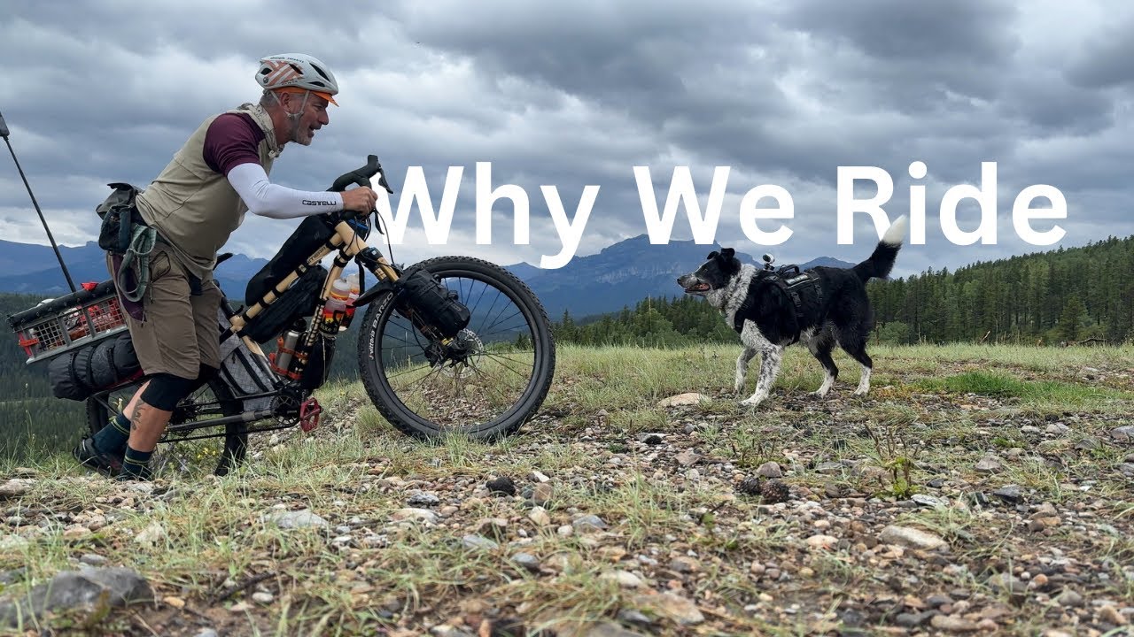 YouTube post by @OmniTierra for komoot. Caption reads: The Bond That Keeps Us Riding.