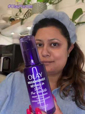 TikTok post by @canadatravelswithsupriya for Chimeable. Caption reads: [...] #OffertparOlay @Olay Skin Care @chimeable.