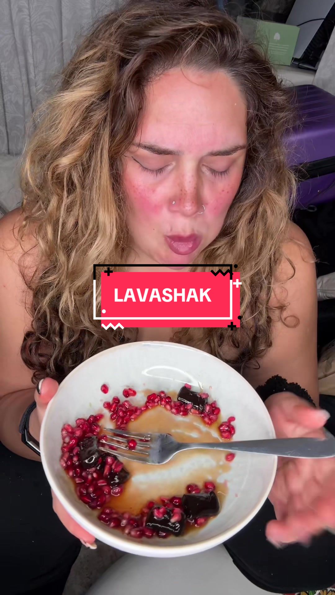 TikTok post by @kandy_kitty87 for ChamoyGuysUK. Caption reads: You need to try this asap! @ChamoyGuysUK #lavashak....