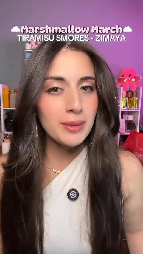 Instagram post by an influencer for Zimaya Perfumes. Caption reads: [...] #zimaya #perfumetiktok @zimayaperfumes.