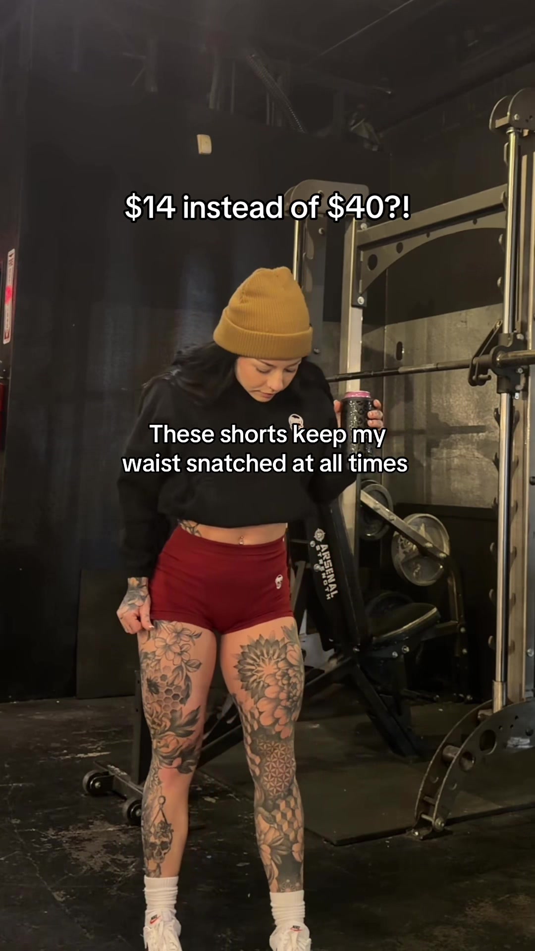 TikTok post by @kylekillla for Gymreapers. Caption reads: @Gymreapers #gymreapers #shorts.