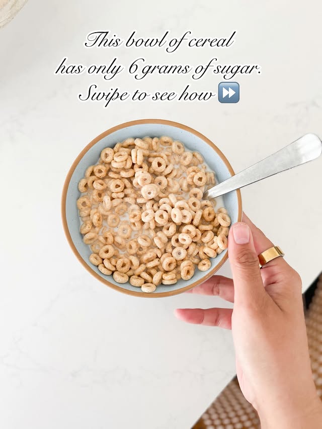 Instagram post by @twinmamaslife for Cheerios. Caption reads: [...] and a busy schedule. New Honey Nut Cheerios....