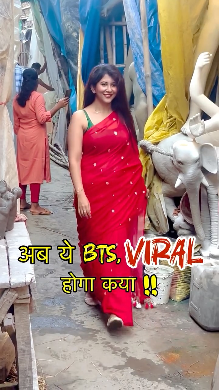 Instagram post by @calcutta_fotoscope for Creators. Caption reads: Viral hoga ?? !!

@instagram @creators

Saree from....