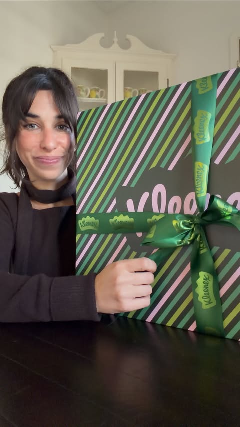 Instagram post by @brookeaverick for Kleenex. Caption reads: #ad Thanks to @kleenex , I’m all set for my....