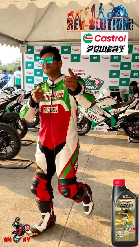 Instagram post by @smokyriders for Castrol. Caption reads: Get Ready for Biggest biking event of West....