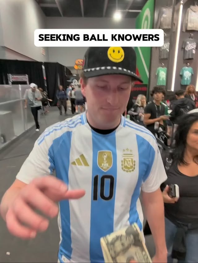 Instagram post by @deetersports for FIFA. Caption reads: [...] than a few tries to find a ball knower @fifa....