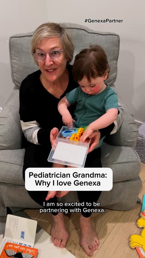 Instagram post by @askbubbie for Genexa. Caption reads: @genexa’s Kids’ Pain & Fever medicine is my [...].
