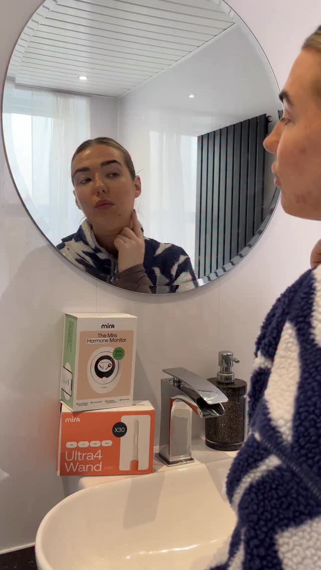 Instagram post by @eliseplatt for Mira Fertility. Caption reads: I have suffered with my periods for as long as I....