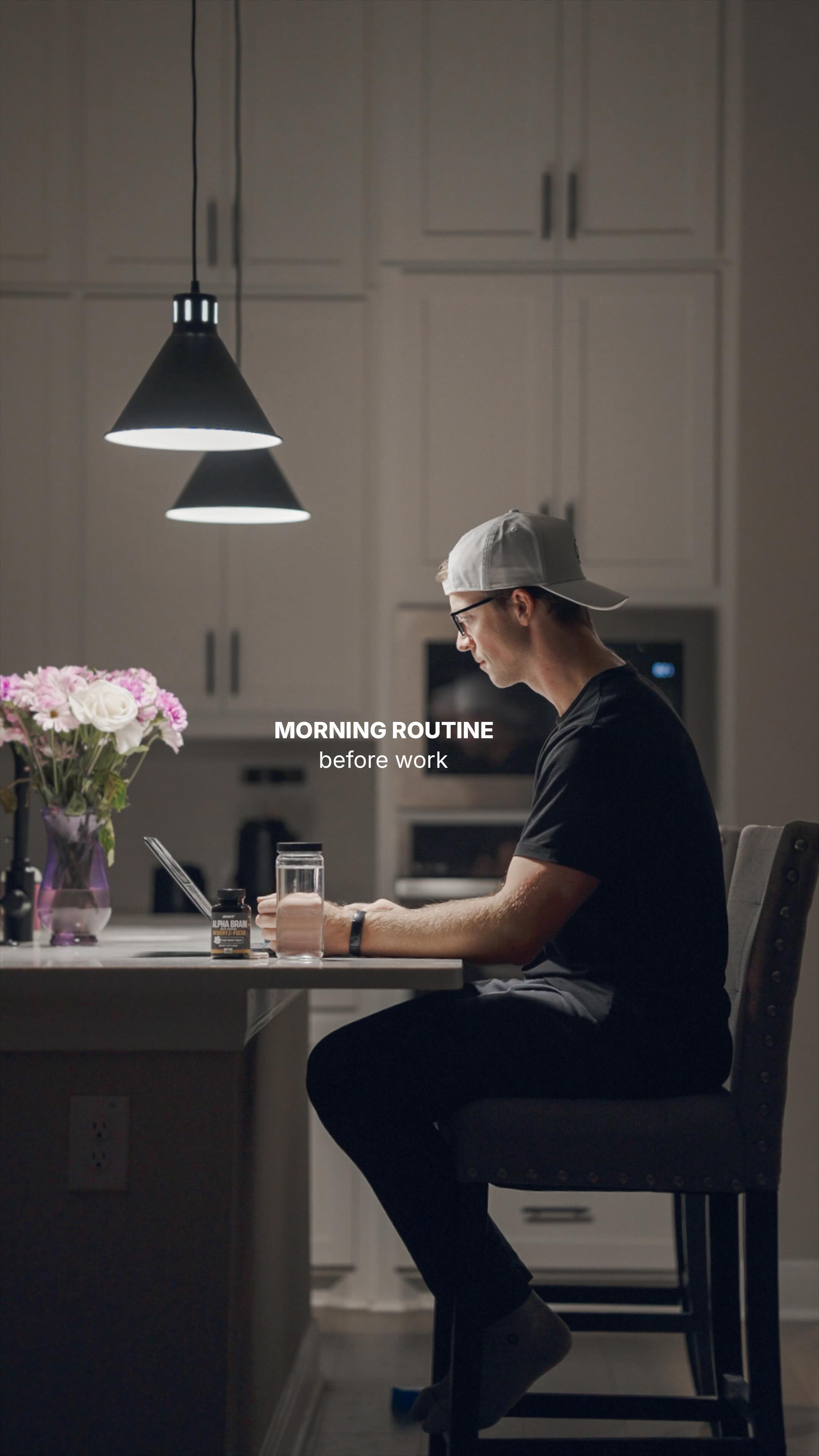 Instagram post by @dan.patrickk for Onnit. Caption reads: Mornings have felt more intentional lately. I’ve....