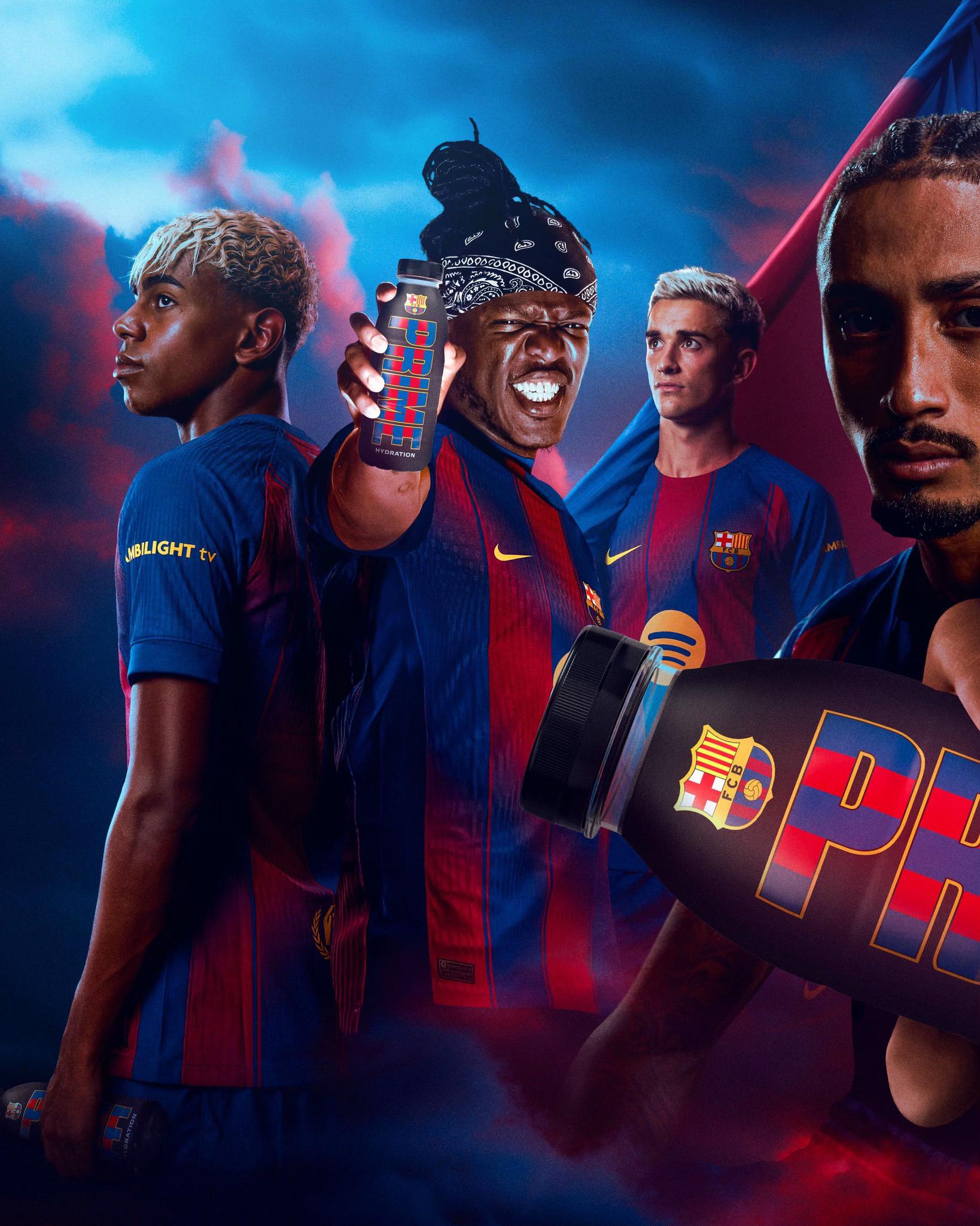 TikTok post by @primeteamsclips for DrinkPrime. Caption reads: [...] @PRIME ) #loganpaul #drinkprime #ksi....