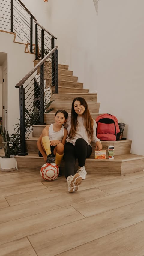 Instagram post by @modernfamilynextdoor for Emergen-C. Caption reads: [...] the house for? 👇 @robitussinbrand @emergenc....