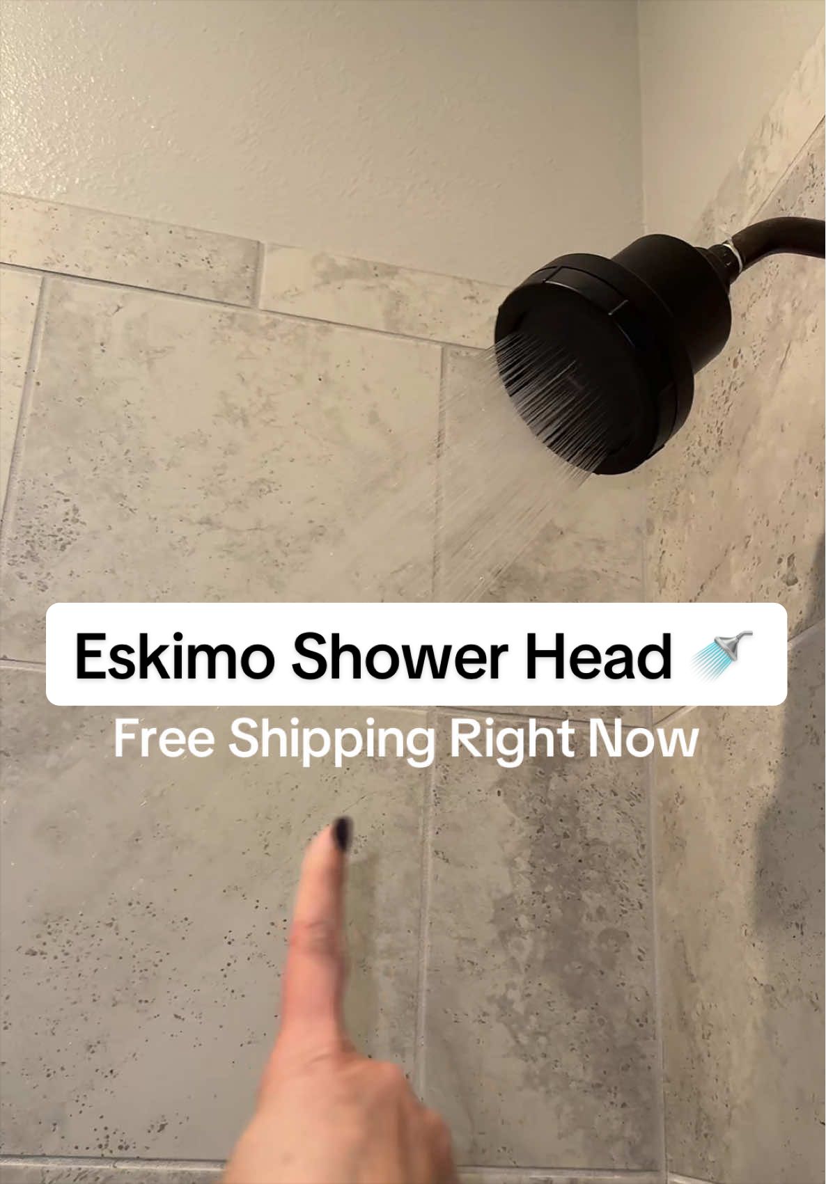 TikTok post by @cassondra289 for Eskiin. Caption reads: [...] with 3 month filter #hairtok #showertok....