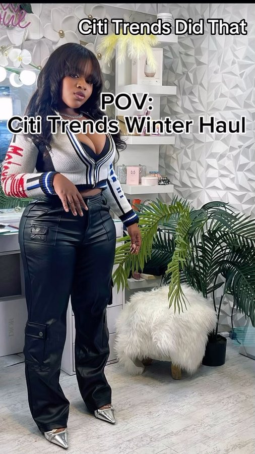 Instagram post by @queenofmississippi for Citi Trends. Caption reads: I found some Bomb Pieces in @cititrends for this....