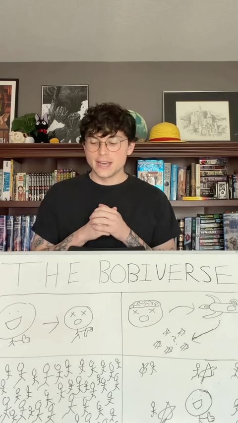 Instagram post by @jonahlikesbooks for Audible. Caption reads: Go check out the Bobiverse on @audible ! #ad.