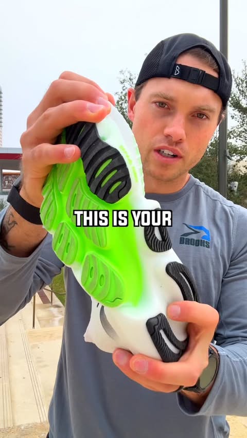 Instagram post by @jeremymille.r for Brooks Running. Caption reads: Your next favorite running shoe 👀🔥

Meet the....