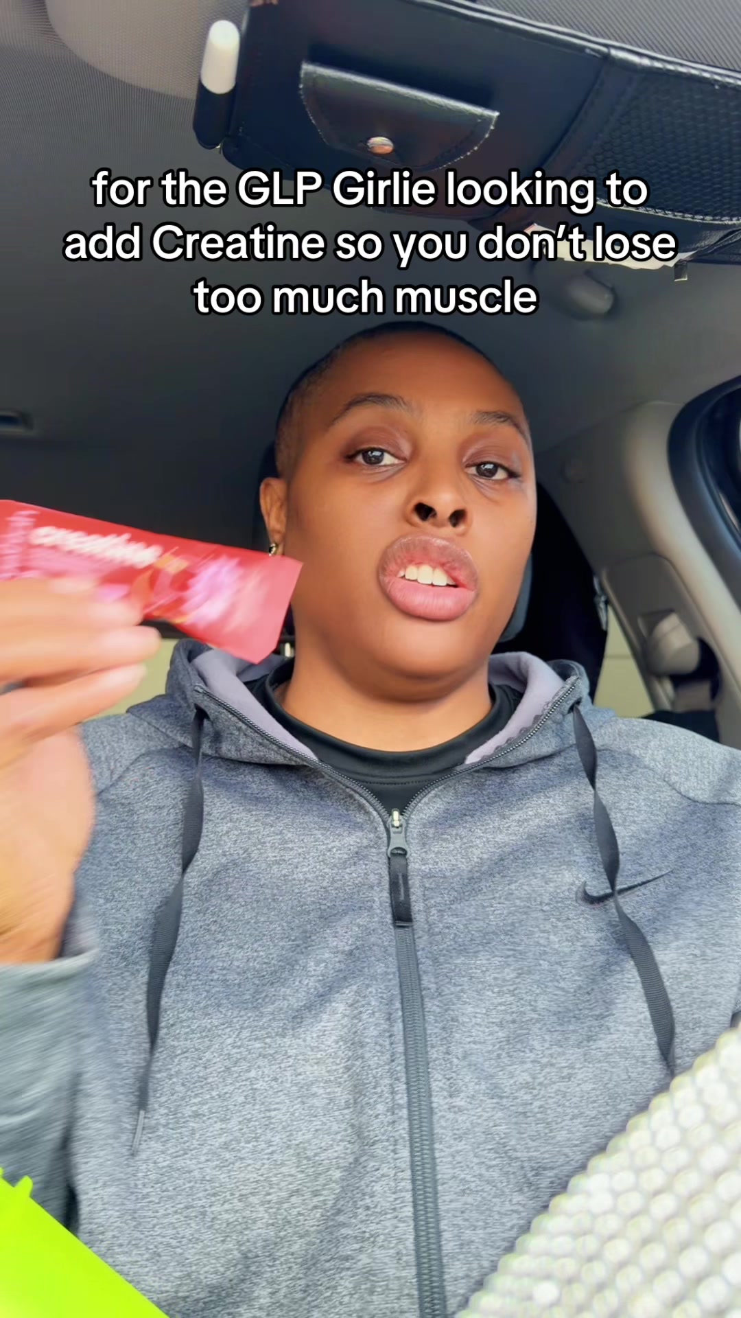 TikTok post by @trevondyson for Wellah Nutrition. Caption reads: [...] 🫶🏾 #Wellness #LGlutamine #fyppp @Wellah....