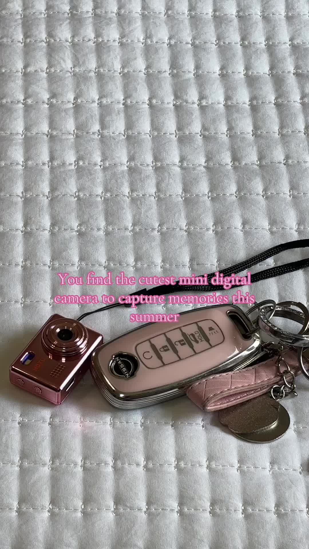 TikTok post by @jvst.alex for Fitpolo. Caption reads: @HOTU US 💞✨📷📸 #digitalcamera #minicamera #hotu....