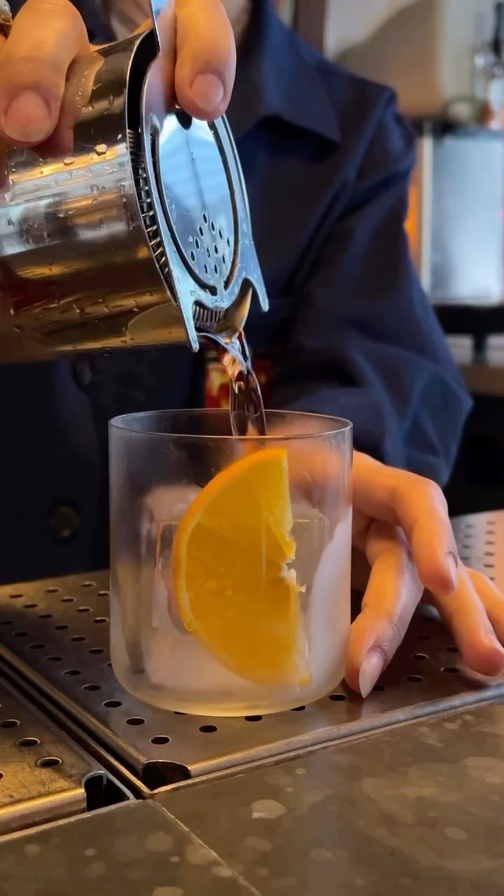 Instagram post by @jordonezraking for Campari. Caption reads: [...] the timeless cocktail with a heart of....