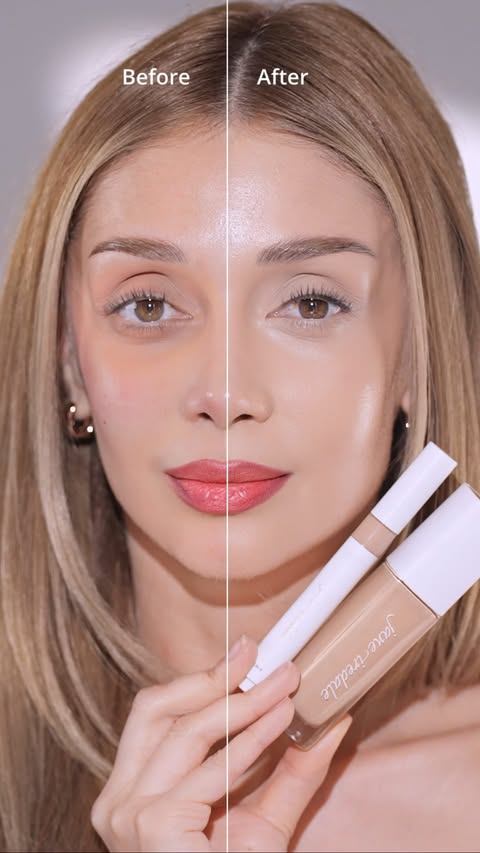Instagram post by @elnaz_golrokh for jane iredale. Caption reads: skin but betterrr 🤍✨ @janeiredale the Skintuition....