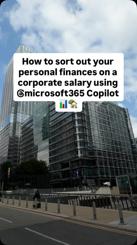 Instagram post by @james.corporate for Microsoft 365. Caption reads: [...] work took a fraction of the time.....