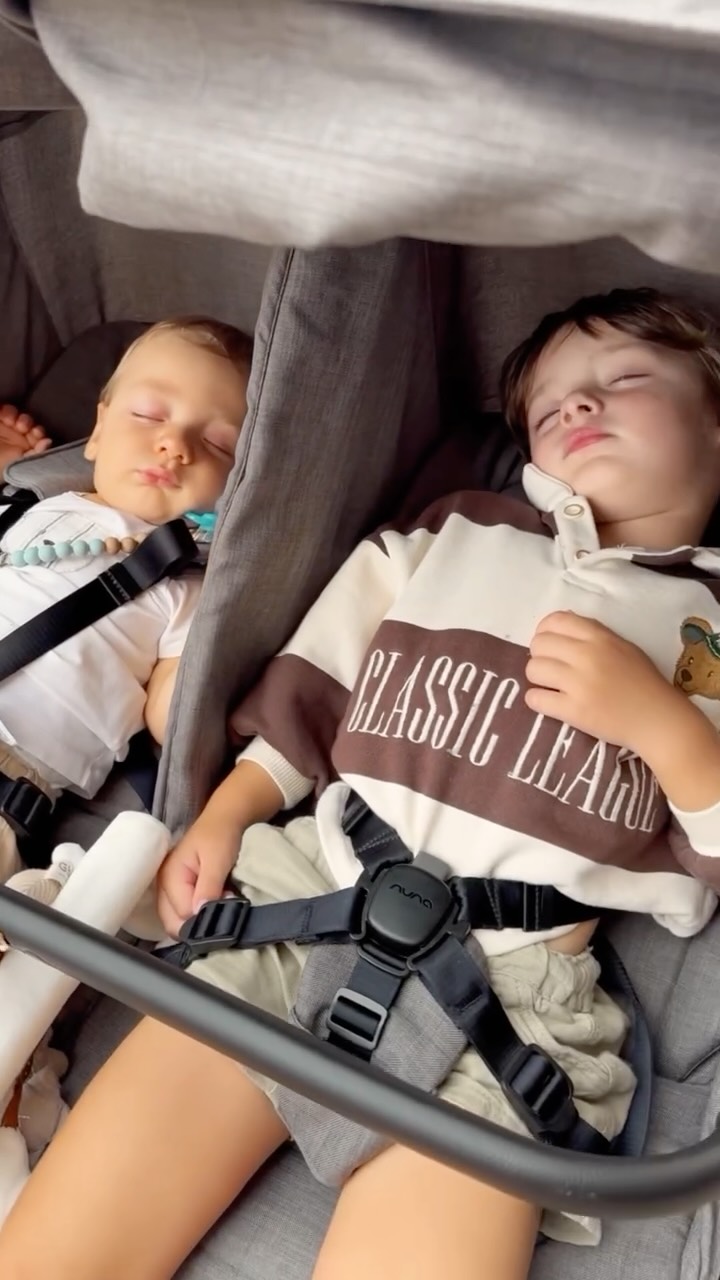 Instagram post by @giadafra91 for Nuna Hungary. Caption reads: Oggi io e Leonardo andiamo a prendere Tommaso....