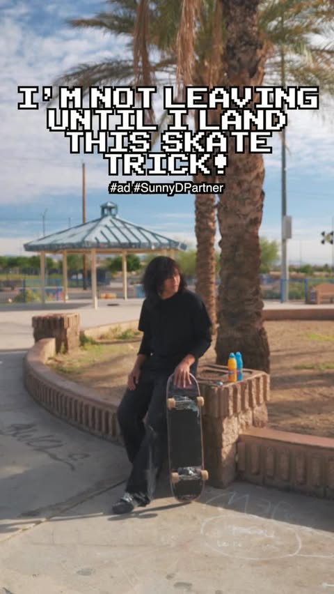 Instagram post by @ryg.wav for SUNNYD. Caption reads: #ad @sunnydofficial Some tricks aren’t hard....