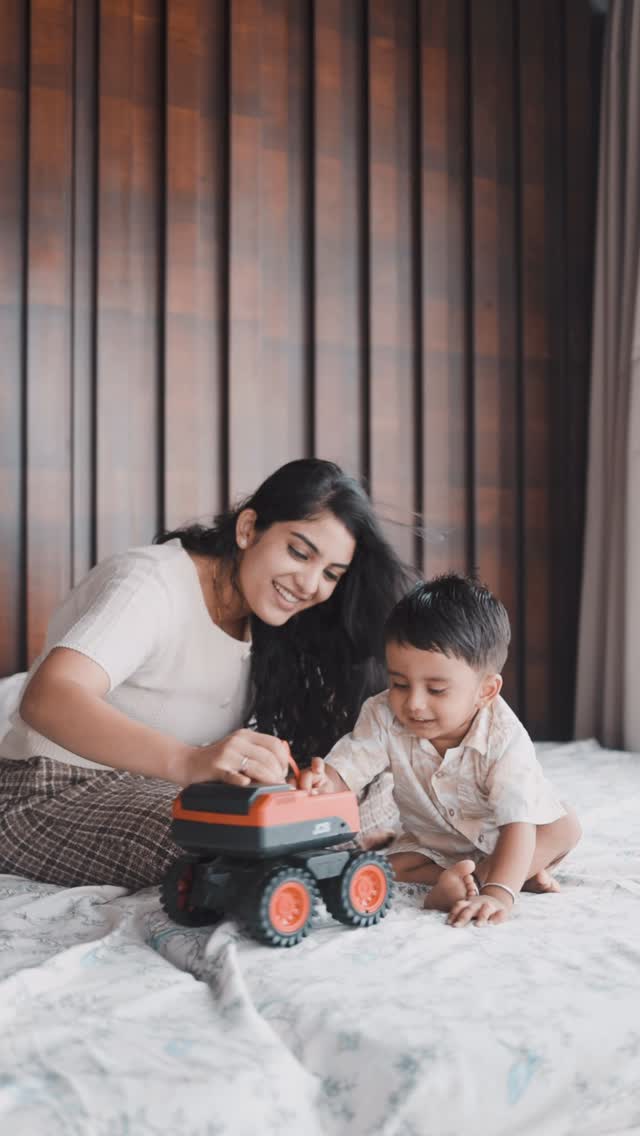 Instagram post by @_lavanyakarne for MomJunction. Caption reads: #ad #paidpartnership #sponsorship Trusted care for....
