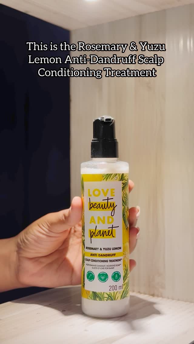 Instagram post by @neha.kaushal.923 for Love Beauty And Planet. Caption reads: Most anti-dandruff products dry out my scalp — but....