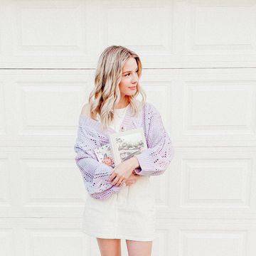 Instagram post by @abigailscupoftea for Hosanna Revival. Caption reads: [...] of all the books on my shelves, my....