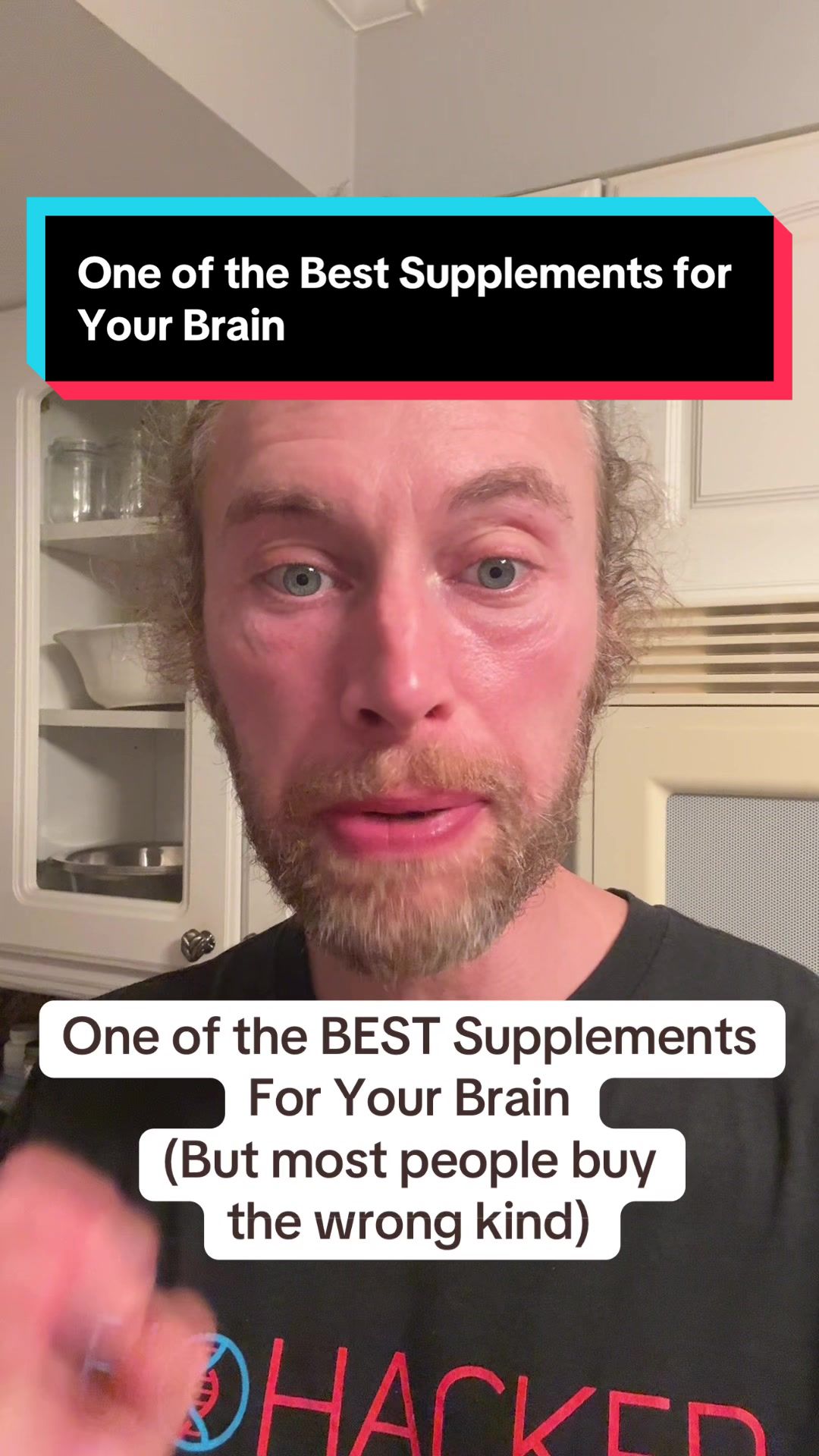 TikTok post by @robertwblove for Micro Ingredients. Caption reads: One of the best supplements for your brain, but....