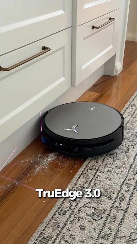 Instagram post by @serenshomee for ECOVACS ROBOTICS. Caption reads: The ECOVACS DEEBOT X12S OmniCyclone is here to....