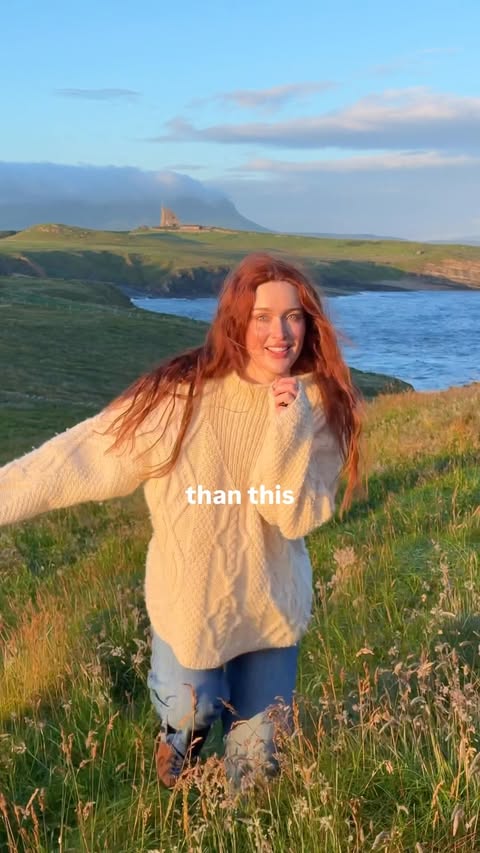 Instagram post by @rozannapurcell for Discover Ireland. Caption reads: [...] @thewildatlanticway @discoverireland.ie.