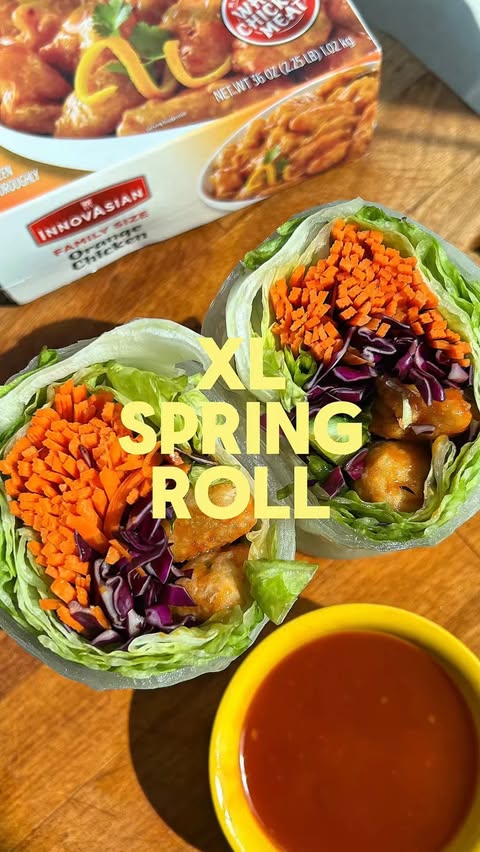 Instagram post by @trangskitchentable for InnovAsian Cuisine. Caption reads: This is what I make when I don’t feel like cooking....
