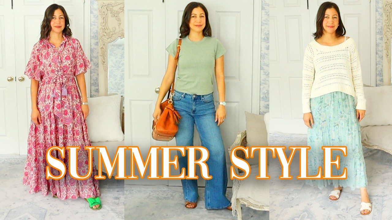 YouTube post by @TheDailyConnoisseur for Linha Niina Secrets. Caption reads: What I Wore This Week | Elegant Summer Outfits.