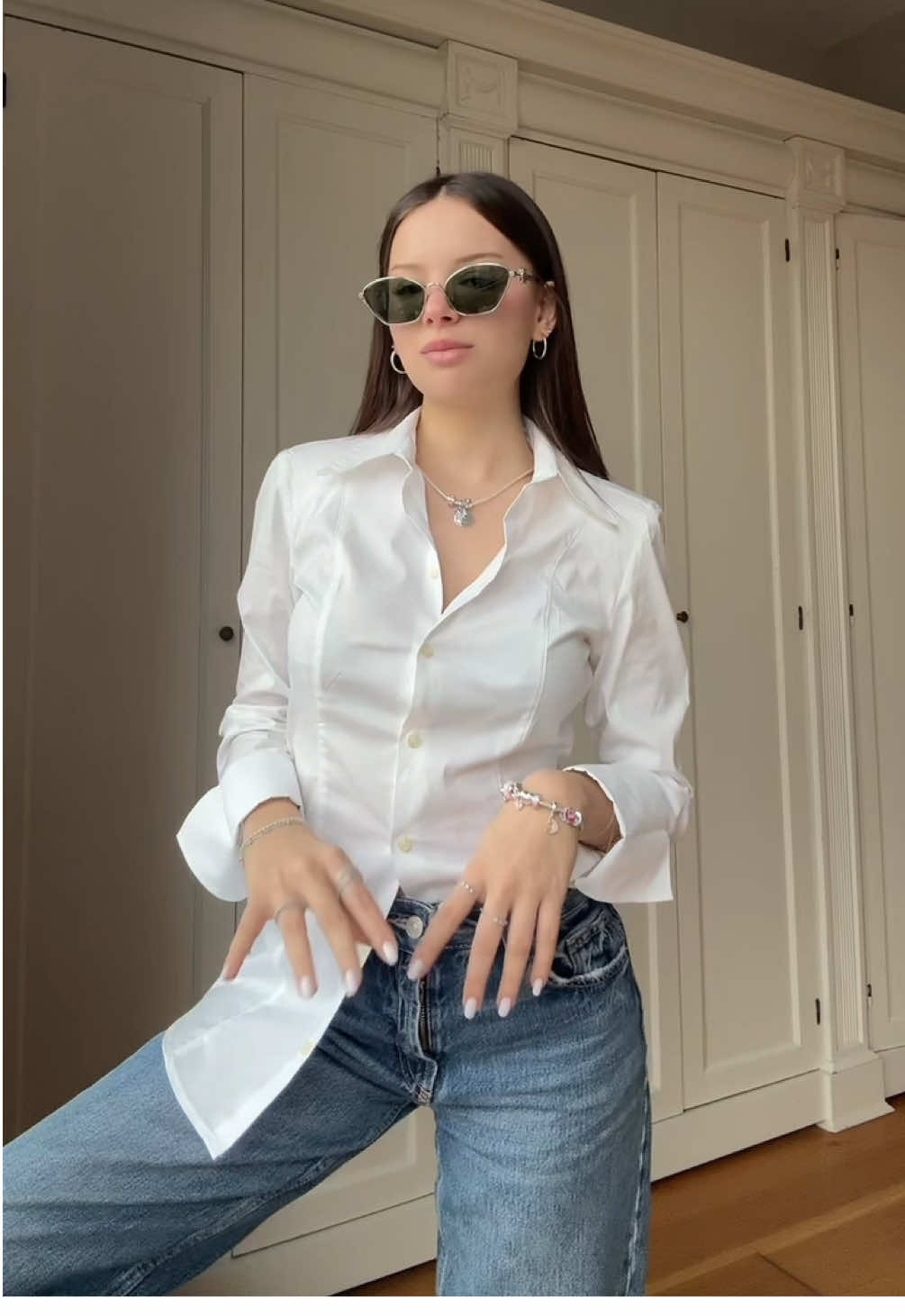 TikTok post by @zeynepdenizkose for Pandora. Caption reads: Her charm’da bir parçam var 💫 Hepsi bir araya....