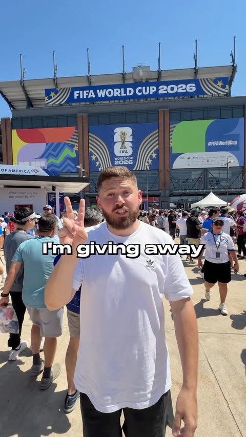 Instagram post by @johnnellis for Michelob ULTRA. Caption reads: [...] Cup 2026™️ tickets, courtesy of....