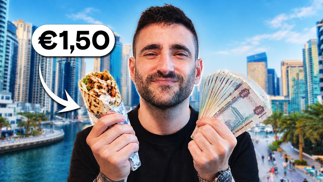 YouTube post by @GonzaaL for A. Caption reads: How Much Does It Cost to Live in Dubai Marina in....
