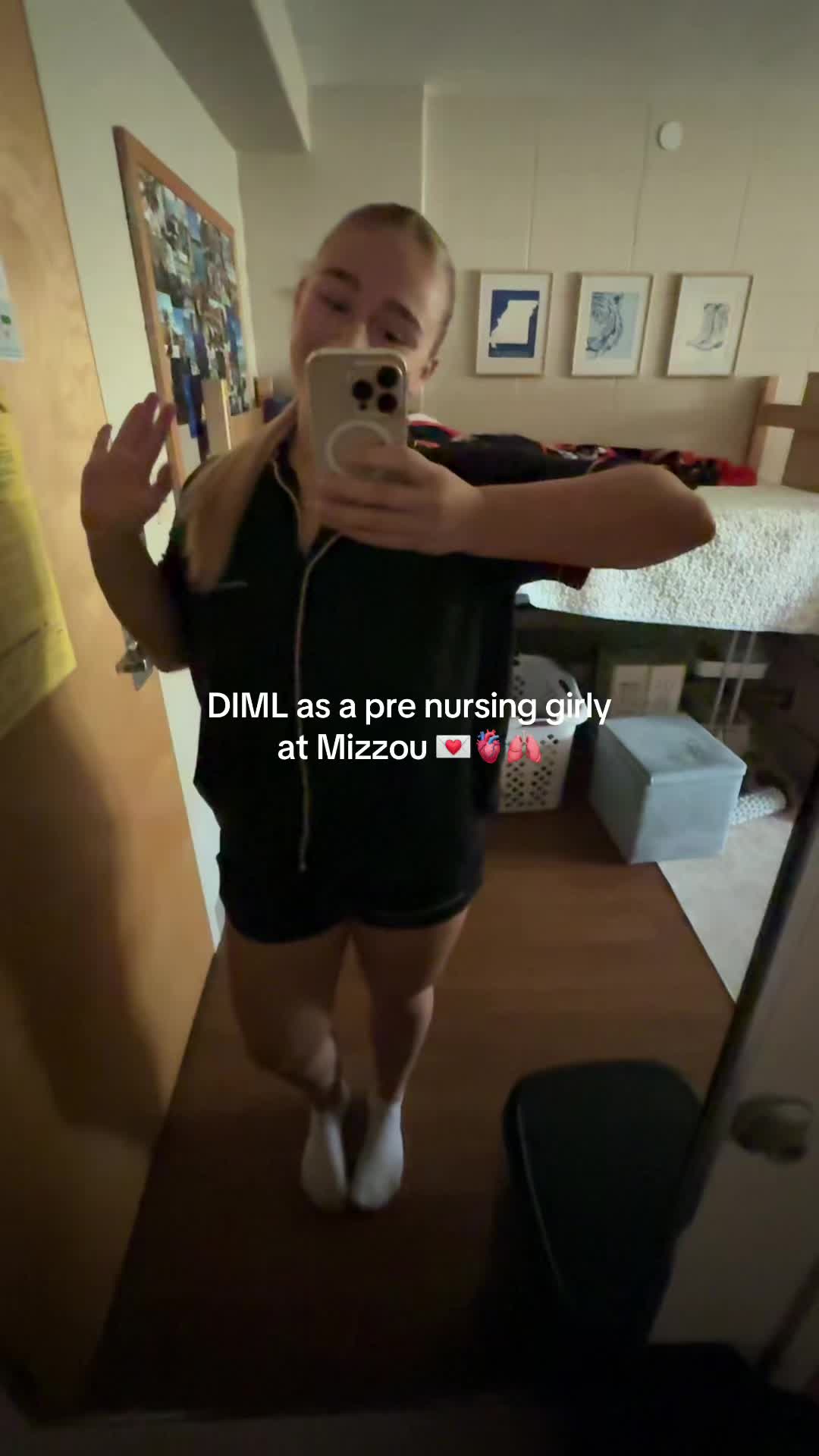 TikTok post by @coolkidsplusmar for Pop & Bottle. Caption reads: day in my life! studying with pop & bottle keeping....