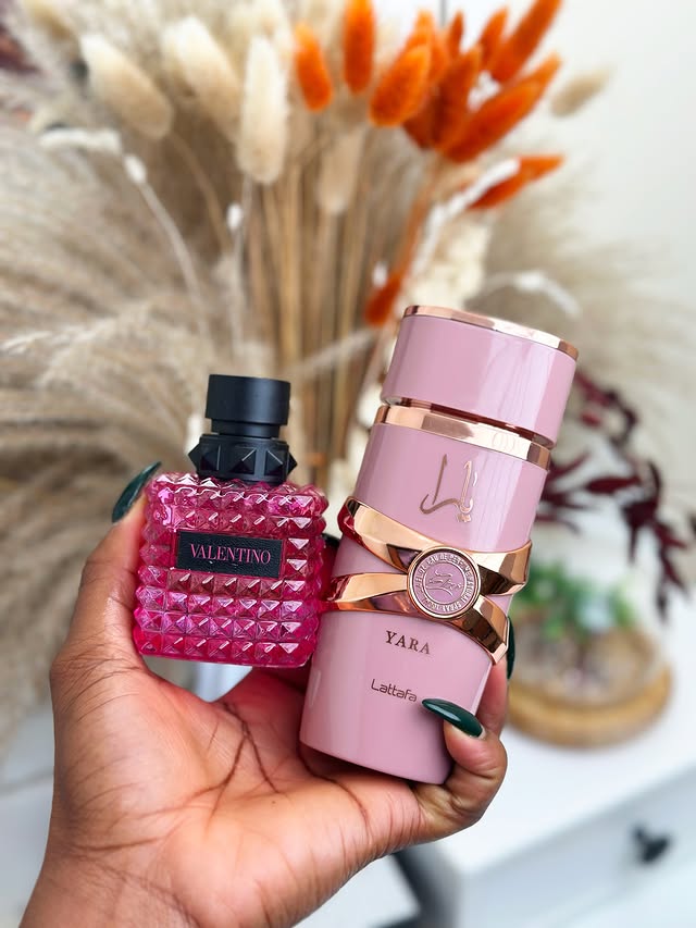 Instagram post by @vicckyalfa for The Perfume Shop. Caption reads: Affordable layering combos to try, which slide....