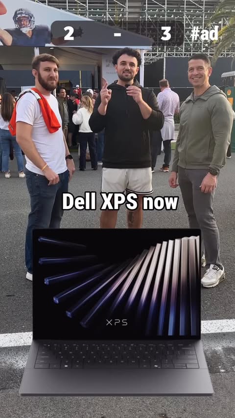 Instagram post by @joe.felixx for Dell Technologies. Caption reads: #ad They crushed it! And with the new @dell XPS....