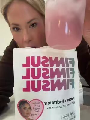 TikTok post by @michellesfaves for Finnsul. Caption reads: So pumped @Alle Brean @FINNSUL 🙌 this flavor is....