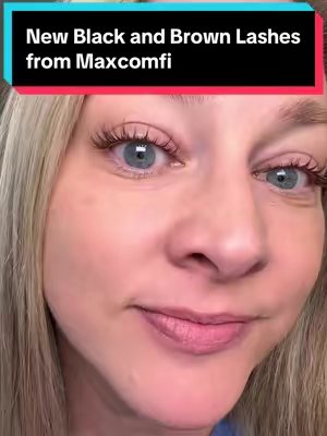 TikTok post by @yurfriendemily for MaxComfi Lashes. Caption reads: [...] lash look without feeling overdone.....