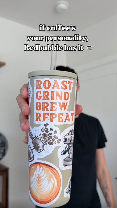 Instagram post by @davidodriosola for Redbubble. Caption reads: How artists on @redbubble helped me give my new....